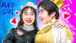 Poor Maid Girl Fell In Love With Rich Prince I Want To Be A Princes Girlfriend