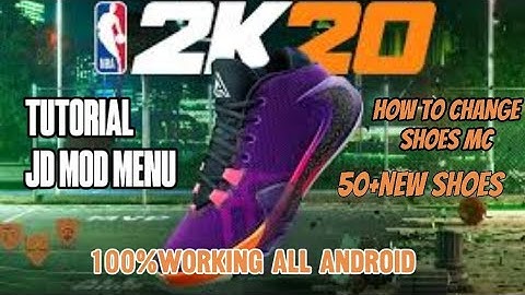 Change 50+Shoes Nba2k20 using JD MOD TUTORIAL 100%working #nba #nba2k20