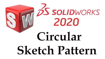 Solidworks 2020 Tutorial in Hindi  #16 - How to use Circular Sketch Pattern tool