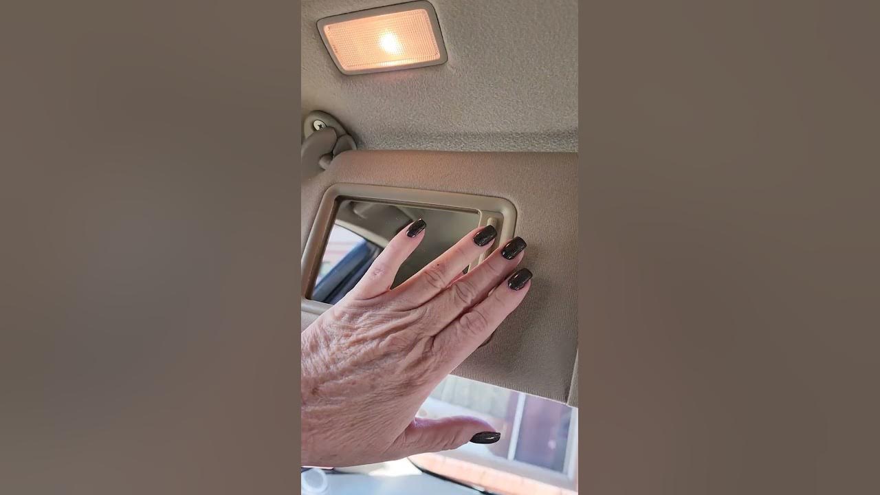 2009 Toyota Venza sun visor replacement YouTube