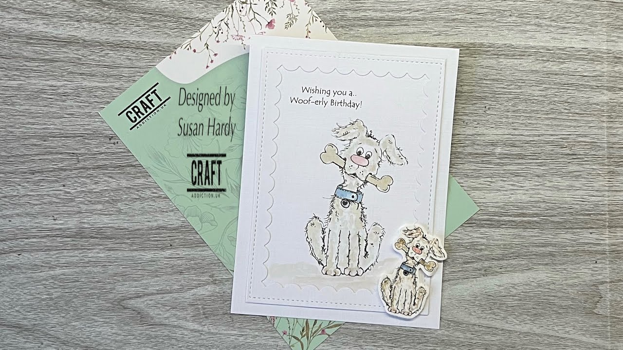 Простая... Открытка на день рождения для любого возраста и пола... #Craftaddictionuk #Купон Susan5