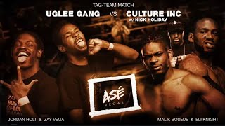 Culture Inc Vs Uglee Gang Ase Wrestling Wrestlemania Weekend 25