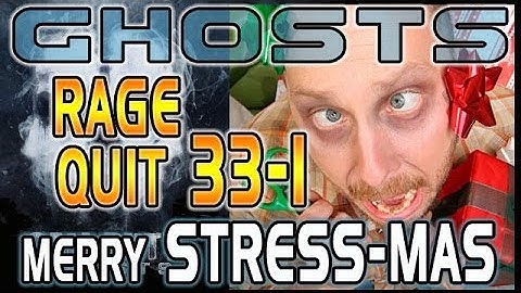 Call of Duty Ghosts 33-1 Rage Quit: Handling Stress [Peace]