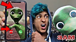 Do Not Call The Alien Dame Tu Cosita At 3Am Omg He Came To My House