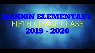 MES Fifth Grade Class of 2020!