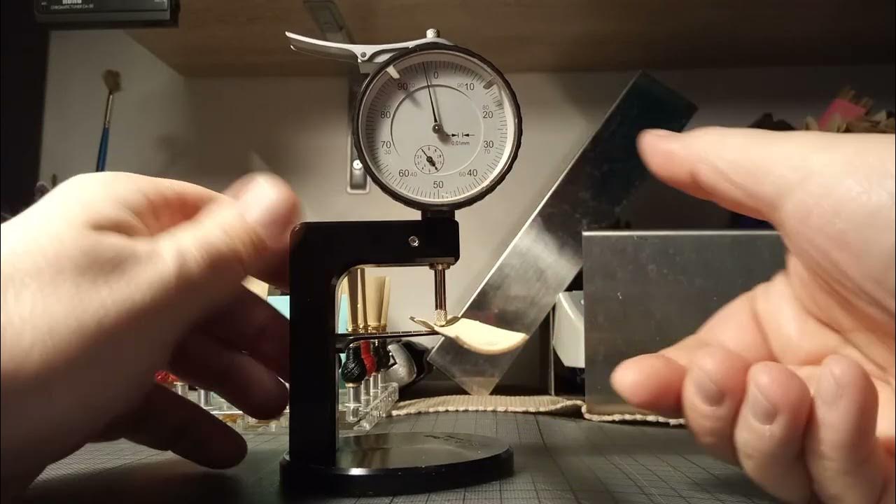 Thickness measuring of Bassoon cane YouTube
