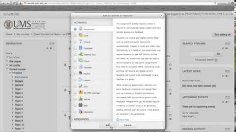 Upload an Assignment in SmartUMS
