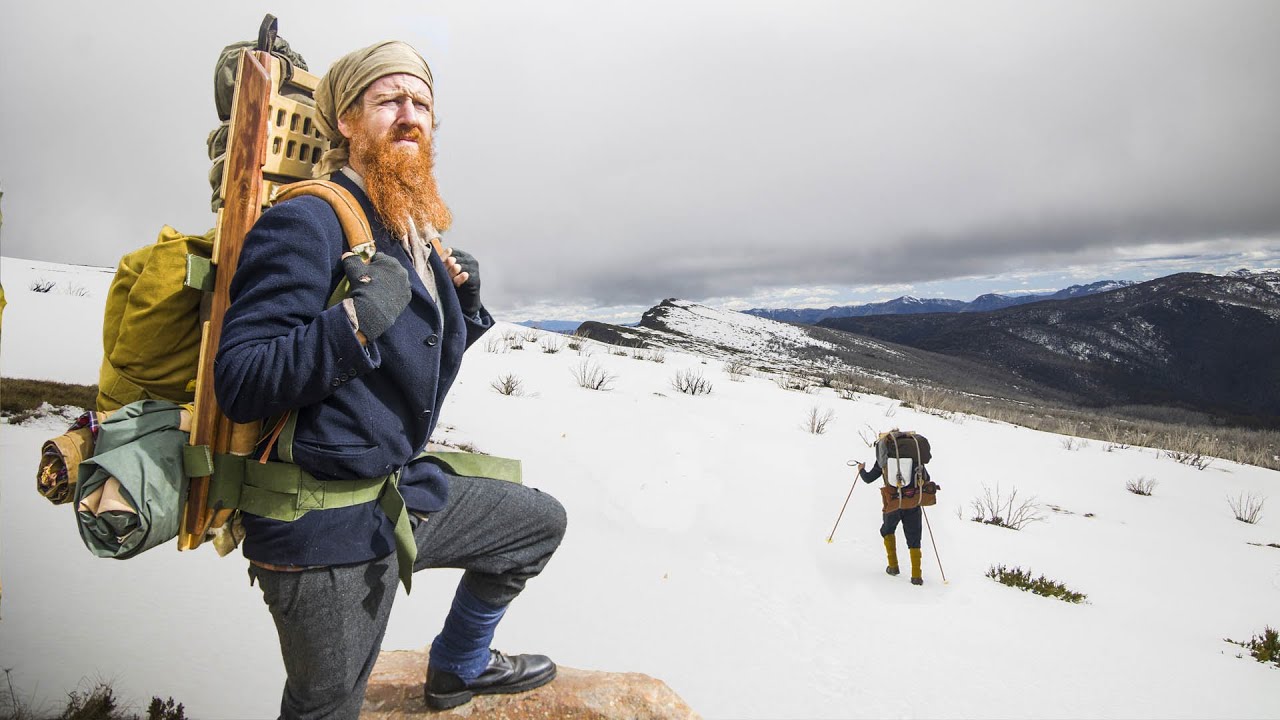3 Days Winter Snow Camping as a Mountaineer from 100 years ago