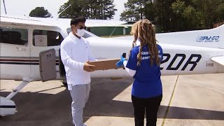 16-Year-Old Pilot Flies Medical Supplies to Hospitals