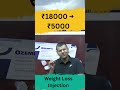 ₹18,000 से ₹5,000! Semaglutide Patent खत्म, अब सस्ती होगी Weight Loss दवा | GLP-1 Explained#shorts