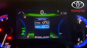 2021 Toyota Corolla Hybrid - Customizable Gauge Cluster Display (Demo)