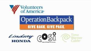 Operation Backpack 2011COSI Drive Commercial