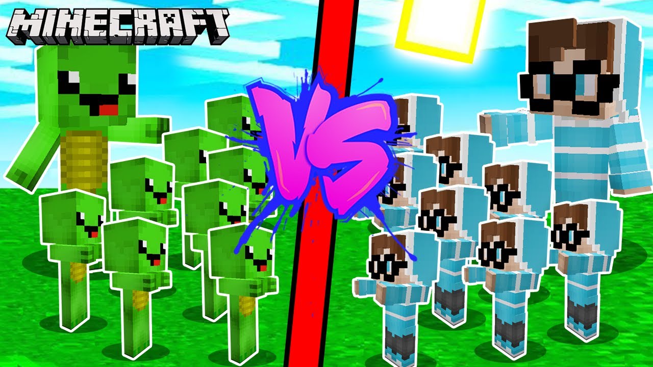 10 € DENDY ARMEE vs. 10.000 € BUFLO ARMEE in MINECRAFT!
