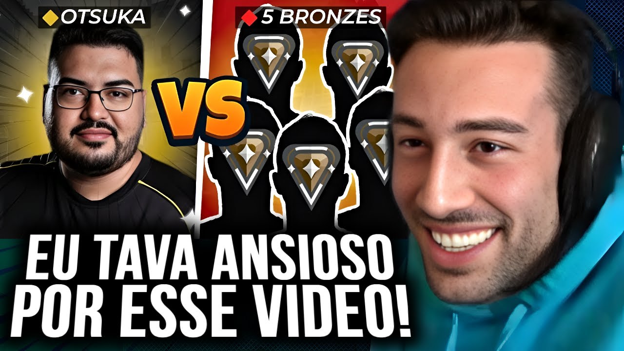 TCK REAGINDO AO OTSUKA vs 5 BRONZES - 1vs5
