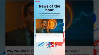 Breaking News: Why Wall Street's old guard still won't touch crypto #WallStreet