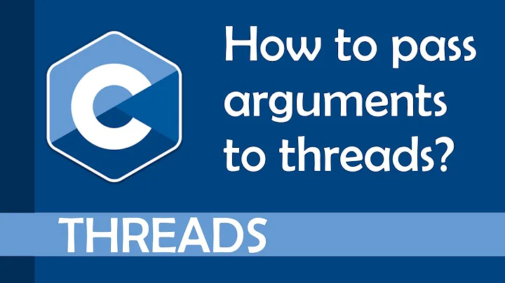 How to pass arguments to threads in C