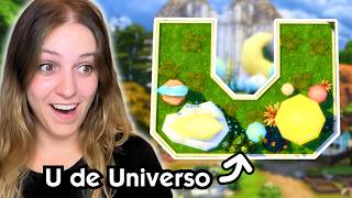 LETRA U de Universo🪐✨ | CASAS como LETRAS en Los Sims 4 🔠🏡 Update