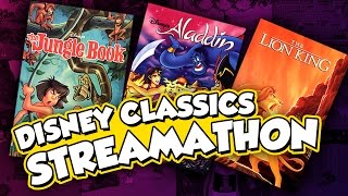 Aladdin, Lion King and Jungle Book Disney Game Livestream!