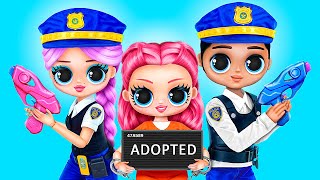 Меня удочерила семья полицейских! 35 идей для кукол ЛОЛ