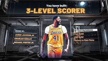 BEST 3-LEVEL SCORER (POWER FORWARD) BUILD NBA 2K21 CURRENT GEN - SHOOT, DEFEND, AND FINISH STRONG!