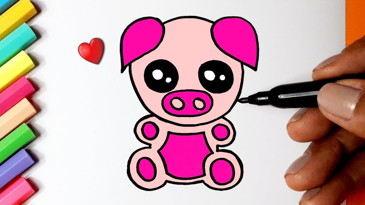 COMO DESENHAR um PORCO 🐷