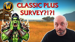 Blizzards Classic Plus Survey | Melderon Reacts @DefcampMelderonTV