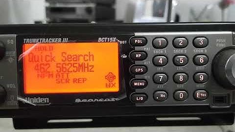 SCANNER UNIDEN BEARCAT BCT15X