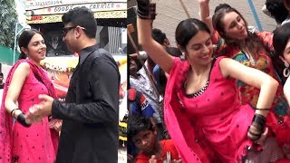 Divya Khosla ZABARDAST Desi Dance In T Series Ganpati Visarjan