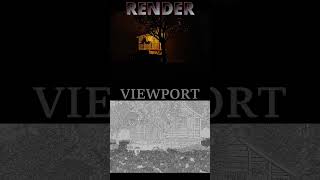 VIEWPORT VS RENDER HOW TO RENDER IN BLENDER  #animation #art #digitalart #render