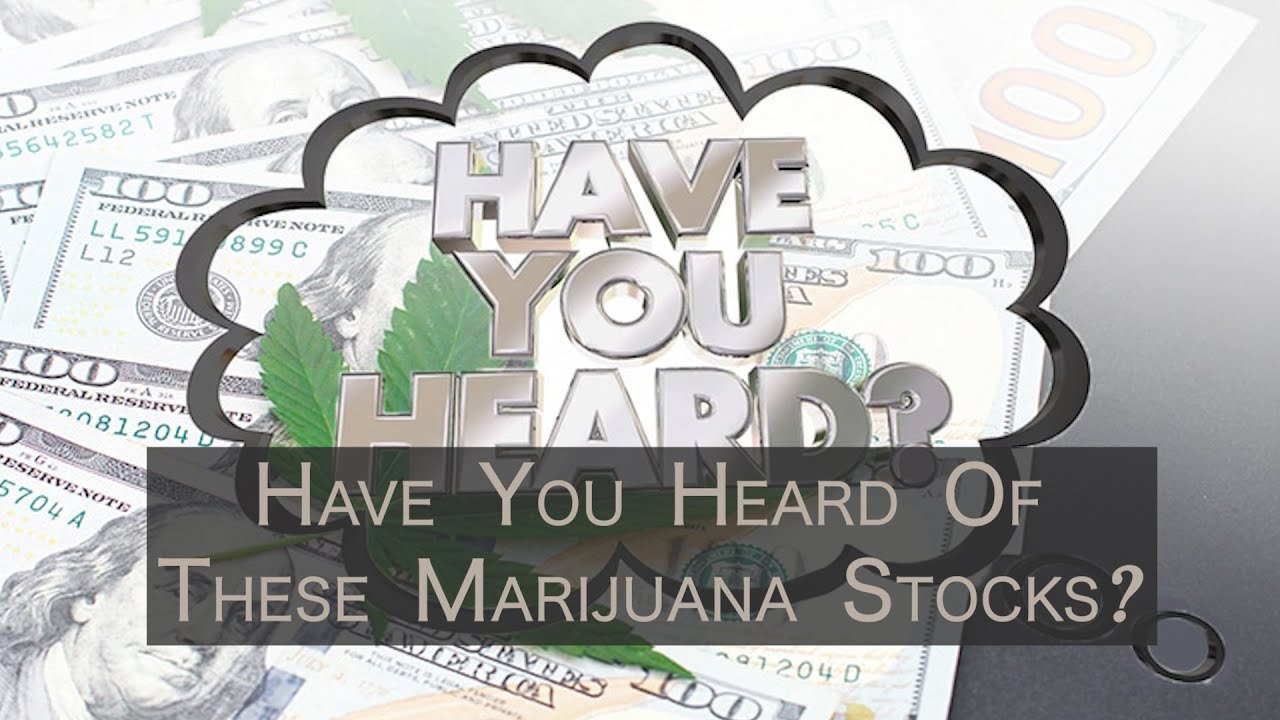 Have You Heard Of These Marijuana Stocks?