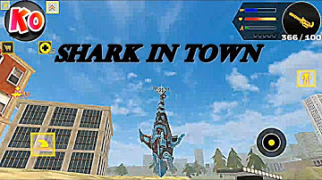 Robot Shark Game | Shark in town | Naxeex Robots