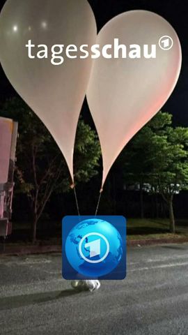 Ballons aus Nordkorea: Es regnet Müll auf Südkorea #ballons #tagesschau #nachrichten #shorts