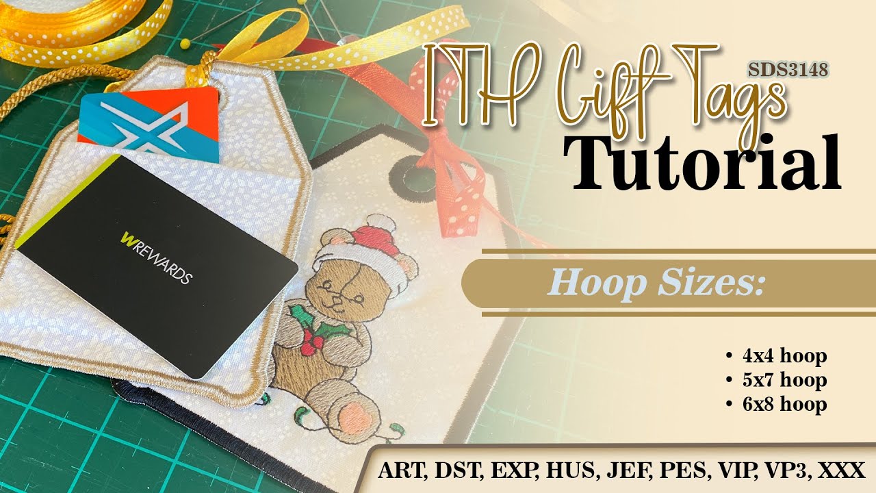 SDS3148 ITH Gift Tags