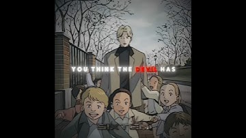 Johan Liebert 4K | Devil in disguise edit | #shorts#monster#johanliebert#devilindisguise