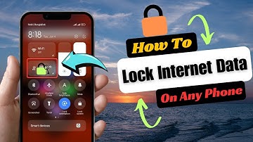 How To Lock Your Phone Data || How To Lock Mobile Internet Data