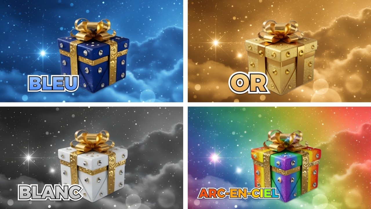 Choisis un CADEAU...! 🎁🌈🖤🤍👑 Es-tu une personne chanceuse ?