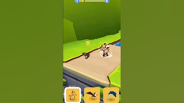 Shape Shifting Animal  transformation run #shorts #gaming #shapeshifting
