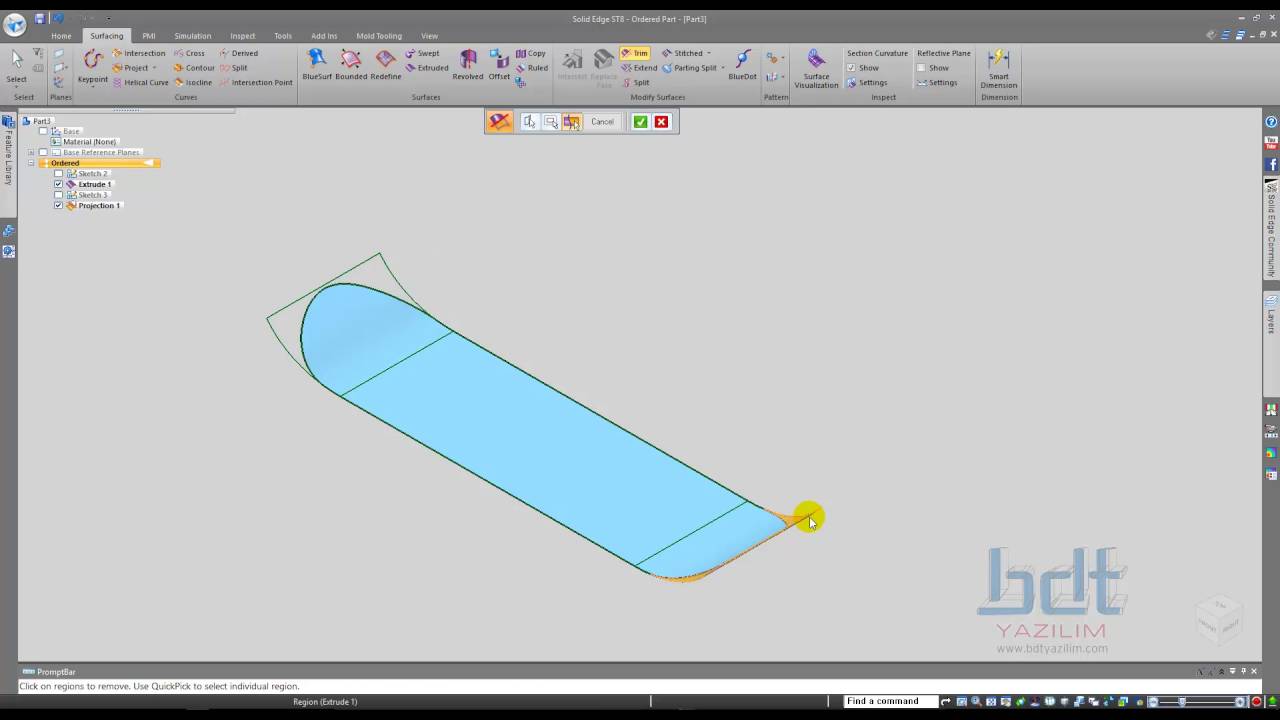 Solid Edge ST8 Kaykay Projesi - 10 - Board