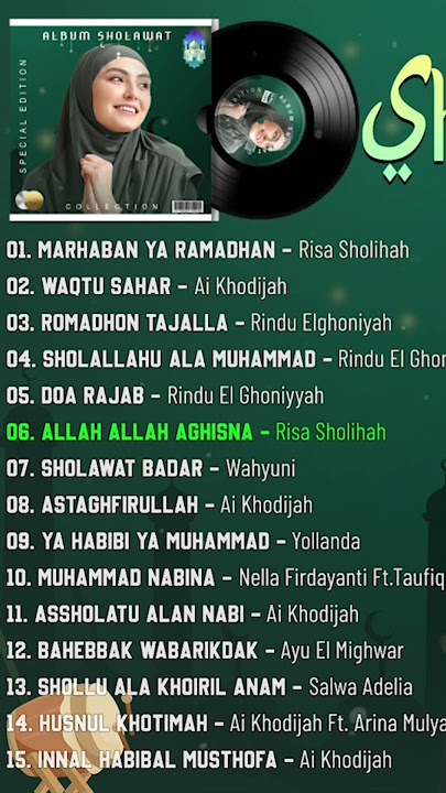 SHOLAWAT PENYEJUK HATI PENENANG PIKIRAN - ​KUMPULAN SHOLAWAT NABI MERDU TERBARU 2024-2025
