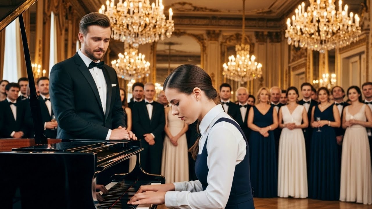 Zamolili Su Je da Svira Klavir — Ali Ono Što Je Svirala Rasplakalo Je Čak i Milijunaškog Šefa