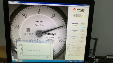 Dial indicator measurement according to UK standard BS 9072008