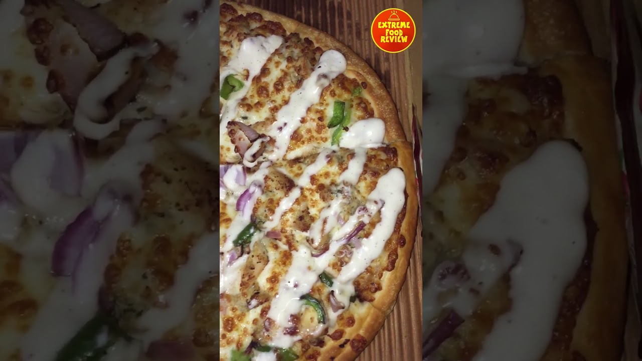 Malai Boti Pizza 🍕 | Creamy Chicken Pizza You Must Try! #shorts #youtubeshorts #extremefoodreview