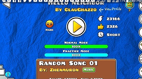 "Hello neighbor" en Geometry Dash 2.1?