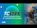 Novak djokovic stuck by water bottle in rome  tennis channel live