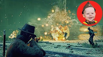 Zombie Army Trilogy - Fighting our Way to the Library of Evil! (Walkthrough, Part 6)