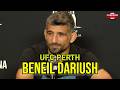 Beneil Dariush Jokes About Throwing A Boomerang At Dana White | UFC Perth