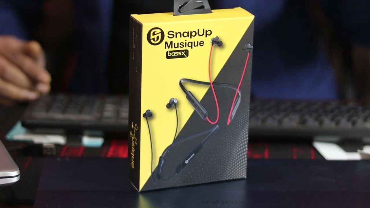SnapUp Musique BassX Bluetooth Neckband Review and Unboxing.. Best Bluetooth Neckband Under 500