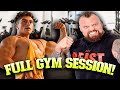 Eddie Hall Johny Münster Full Training Session