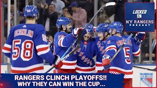 Rangers CLINCH PLAYOFFS with OT win over Flyers! Is it Mika March?! Why the Rangers CAN win the Cup!