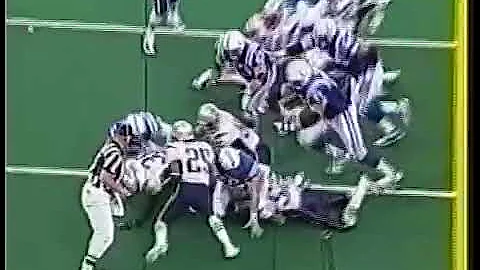 2001@Colts T Jones Pats 2nd blocked FG on 4th